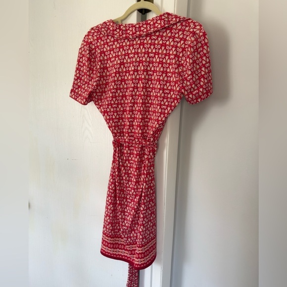 Max Studio Red Print Dress - Picture 3 of 4
